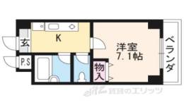 リバティ東大路間取り図面