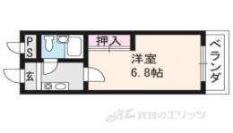 リバティ東大路間取り図面