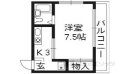 ロイヤルハイツ一乗寺間取り図面