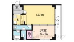 奥田マンション間取り図面