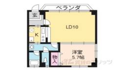 奥田マンション間取り図面