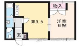 ハイツ西野山間取り図面
