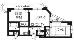 パインフィールド二条城間取り図面