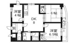 パインフィールド二条城間取り図面