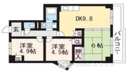 サントナーレ勧学間取り図面