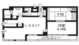 ヴァンタリゼ荒神口間取り図面