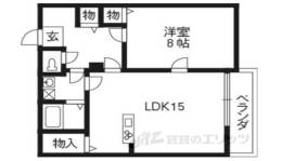 ヴァンタリゼ荒神口間取り図面