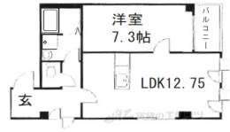 ヴァンタリゼ荒神口間取り図面