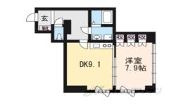 ヴァンタリゼ荒神口間取り図面