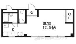 サンローラン新十条間取り図面