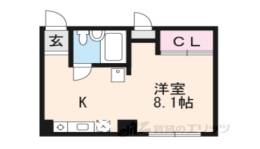 サンローラン新十条間取り図面