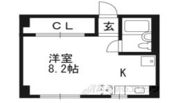 サンローラン新十条間取り図面