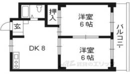 小堀マンション北大入町間取り図面