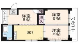小堀マンション北大入町間取り図面