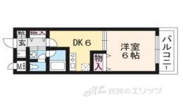ライオンズマンション二条城東間取り図面