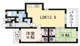 コンフィアンサ桂間取り図面