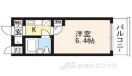 ＤＥＴＯＭ－１京大前２間取り図面