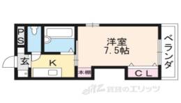 ヴィラ聖護院　　　　間取り図面