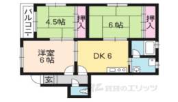 フレスコ小倉ハイツ間取り図面