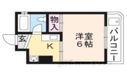 銀閣寺南間取り図面