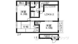 アンプルール１間取り図面