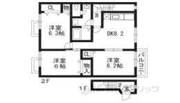 アンプルール２間取り図面
