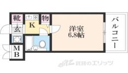 ダイアパレス京都祇園間取り図面