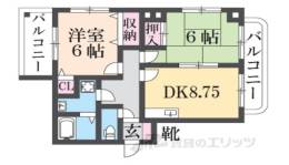 GARNET RESIDENCE西大路間取り図面