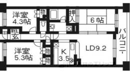 パインフィールド洛西間取り図面