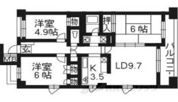 パインフィールド洛西間取り図面