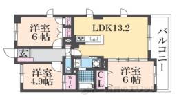 パインフィールド洛西間取り図面