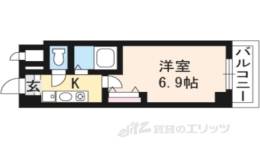 プレサンス京都二条城前間取り図面