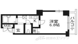 プレサンス京都二条城前間取り図面