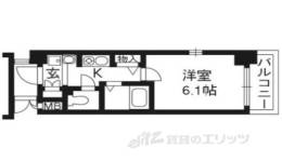 エステムコート京都烏丸２間取り図面