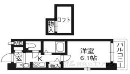 エステムコート京都烏丸２間取り図面