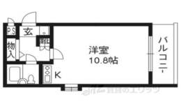 ＤＥＴＯＭ－１烏丸一条２間取り図面