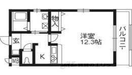 ラフィーネ桂２間取り図面