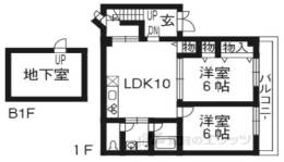 カルティエ・フルール間取り図面