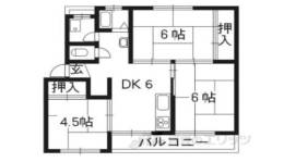 西浦勤労者住宅Ｅ棟間取り図面