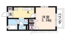 サウスコート御陵間取り図面
