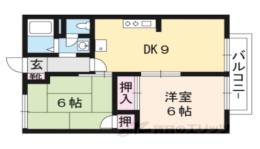 コーポ織部間取り図面