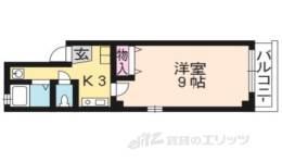 エスカル２六角間取り図面