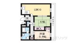 ライフコート草津間取り図面