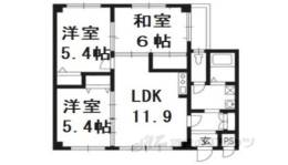 八久ホーム（３ＬＤＫ）間取り図面