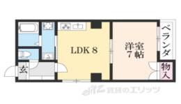スカイコート勧修間取り図面