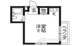 サンローラン北大路間取り図面