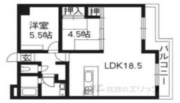 第３４長栄ヴィラ大成さが間取り図面