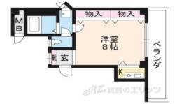 メゾン東大津間取り図面