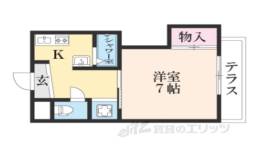 メゾン東大津間取り図面