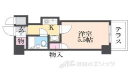 ホーユウコンフォルト京都伏見107間取り図面